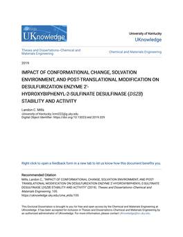 Impact of Conformational Change, Solvation Environment, and Post-Translational Modification on Desulfurization Enzyme 2