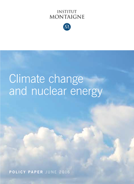 Climate Change and Nuclear Energy