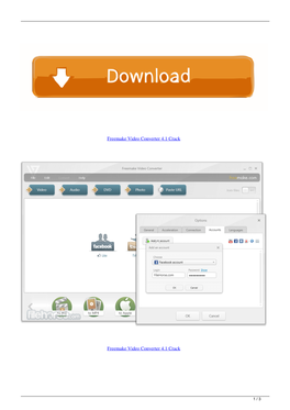 Freemake Video Converter 4.1 Crack