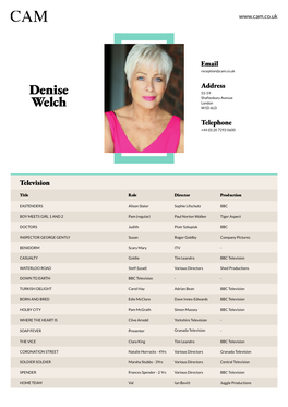 Denise Welch