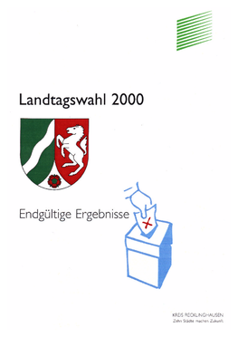 Landtagswahl 2000 Im Kreis Recklinghausen