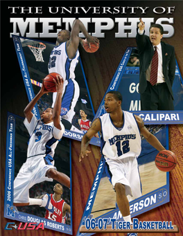 JOHN CALIPARI 38 Head Coach Seventh Season at Memphis: 148-59 (.715)/6 Yrs