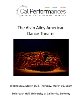 The Alvin Ailey American Dance Theater