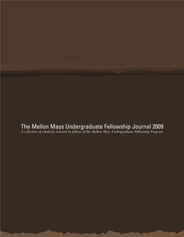 2009 MMUF Journal