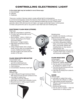 148 Studio Flash Handout.Indd