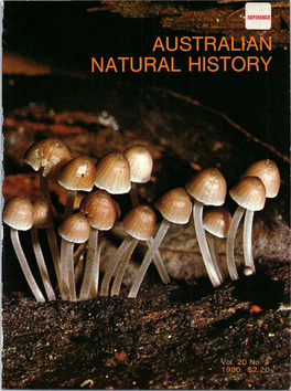 Australian Nat Ural History Published Quarterly by the Australian Museum