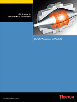 LTQ Orbitrap XL™ Hybrid FT Mass Spectrometer