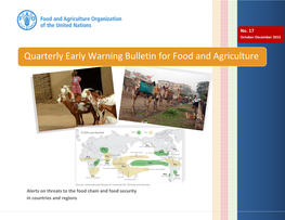 FAO Quarterly Early Warning Bulletin for Food and Agriculture No