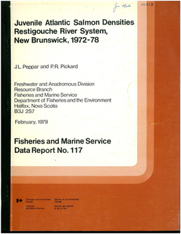 '.~ Juvenile Atlantic Salmon Densities :,Restigouche River System, I.New