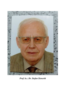 Prof. H.C. Dr. Stefan Sienerth