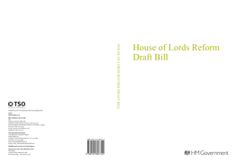 House of Lords Reform Draft Bill House of Lords Reform Draft Bill