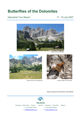 Butterflies of the Dolomites