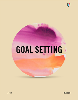 GOAL SETTING Bleeker White Paper