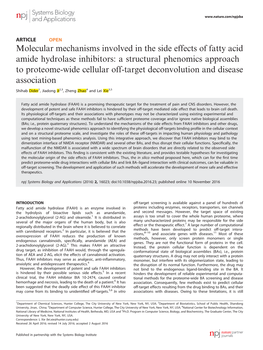 Molecular Mechanisms Involved in the Side Effects of Fatty