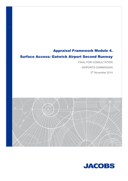 Surface Access: Gatwick Airport Second Runway FINAL for CONSULTATION AIRPORTS COMMISSION