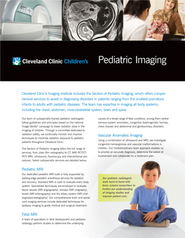 Pediatric Imaging