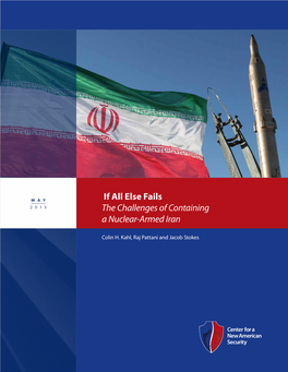 If All Else Fails: the Challenges of Containing a Nuclear-Armed Iran