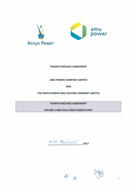 Power Purchase Agreement