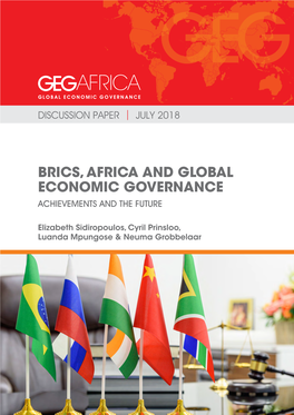 Brics, Africa and Global Economic Governance Achievements and the Future