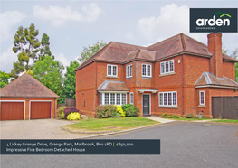 4 Lickey Grange Drive, Grange Park, Marlbrook, B60 1RD | £850,000 Impressive Five Bedroom Detached House