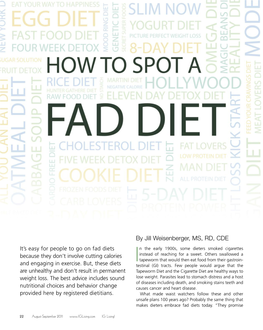 How to Spot a Fad Diet
