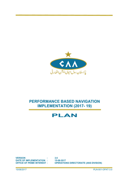 Performance Based Navigation Implementation (2017- 19)