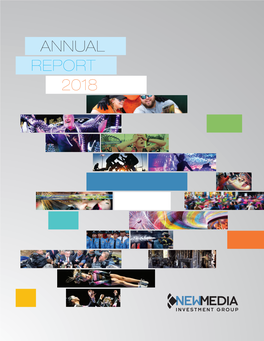 Annual Report 2018 / 2018 Report Annual Annual Report