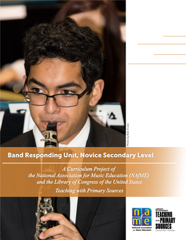 Band Responding Unit, Novice Secondary Level