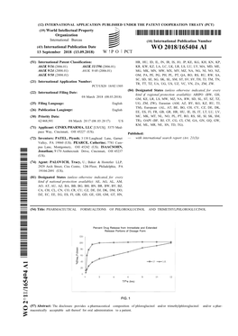 WO 2018/165404 Al 13 September 2018 (13.09.2018) W ! P O PCT