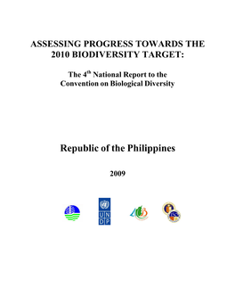 Assessing Progress Towards the 2010 Biodiversity Target