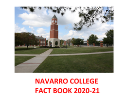 Navarro College Fact Book 2020-21 Navarro College Fact Bo0k