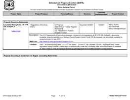 Boise National Forest This Report Contains the Best Available Information at the Time of Publication