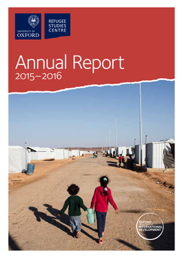 Refugee Annual Report