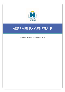 Relazione Presidente A.G. 27.02.2021