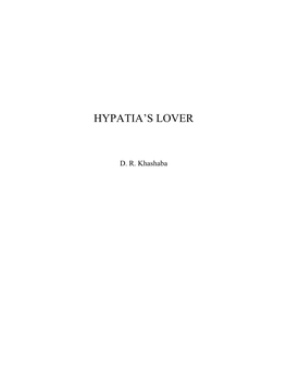 Hypatia's Lover