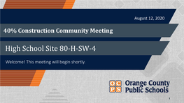 Community Meeting Title