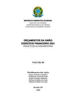 Poderes Legislativo E Judiciário, TCU, DPU