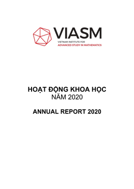 Hoạt Động Khoa Học Năm 2020