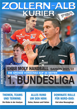 Liqui Moly Handball Saison 2021/22 Die Grosse Vorschau Auf 28 Seiten 1