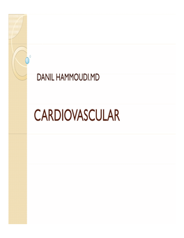 CARDIOVASCULAR Systemic Circulation