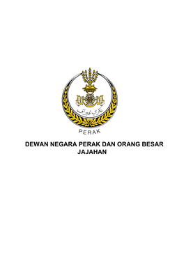 Direktori Institusi Kesultanan Negeri Perak Darul Ridzuan