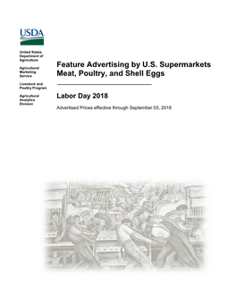 Feature Advertising by U.S. Supermarkets Meat, Poultry, And