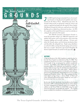 Texas Capitol Grounds Brochure