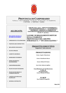 Provincia Di Campobasso Allegati