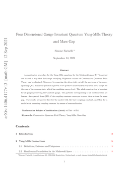 Four Dimensional Gauge Invariant Quantum Yang-Mills Theory