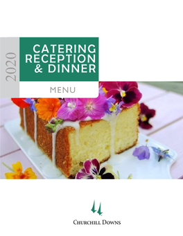 Catering Reception & Dinner