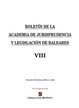 Boletín De La Academia De Jurisprudencia Y Legislación De Las