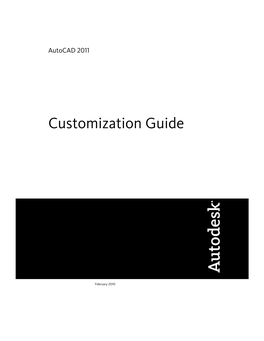 Autocad 2011 Customization Guide