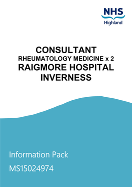 Paediatric Services Across the Highland Region Are Provided by the Local Team of General and Community Paediatricians with Suppo