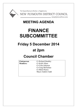 Finance Subcommittee